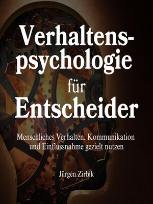 cover image of Verhaltenspsychologie für Entscheider